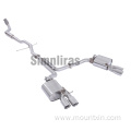 304 Stainless Steel exhaust for AUDI B8 A4